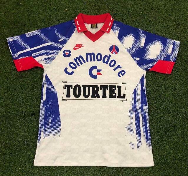 1992-93 PSG Retro Away Kit Soccer Jersey